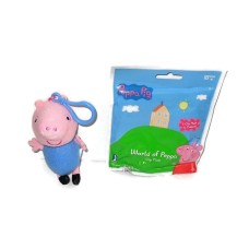 Peppa Pig Plush Clip On World Of Peppa Single Loose ( George Pig ) Peppa Pig Plush Clip On World Of Peppa Single Loose ( George Pig )