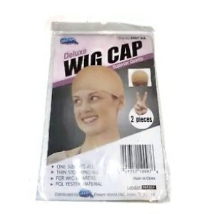 Dream Deluxe Wig Cap Natural 2 Piece Model 0097na Nylon Nude Wig Cap (2 Pack)