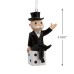 2023 Hallmark Christmas Ornament Tree Mr Monopoly Game Sitting On Dice 2023 Hallmark Christmas Ornament Tree Mr Monopoly Game Sitting On Dice
