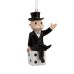 2023 Hallmark Christmas Ornament Tree Mr Monopoly Game Sitting On Dice 2023 Hallmark Christmas Ornament Tree Mr Monopoly Game Sitting On Dice