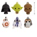 Star Wars Hallmark 6 Pack Miniature Mini Christmas Ornaments Yoda Porg Bb8 R2-d2 Star Wars Hallmark 6 Pack Miniature Mini Christmas Ornaments Yoda Porg Bb8 R2-d2