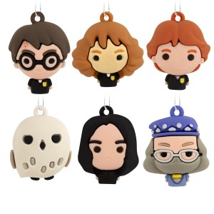 2021 Hallmark 6 Mini Ornaments Harry Potter Dumbledore Snape Hedwig Hermione Ron