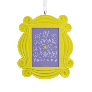 2023 Hallmark Friends Tv Show Door Frame 3â€ Resin Christmas Tree Ornament