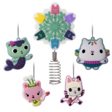 2023 Hallmark Dreamworks Gabby's Dollhouse Mini Christmas Tree Topper Ornaments 2023 Hallmark Dreamworks Gabby's Dollhouse Mini Christmas Tree Topper Ornaments