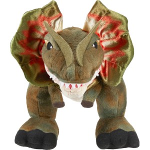 Jurassic Park 30th Anniversary Dilophosaurus Plush - Roaring & Rattling Figure