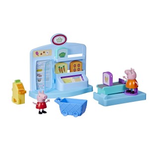Peppa Pig Adventures:Supermarket Playset by Hasbro - Multicolor, Ages 3+