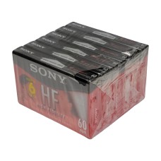 Pack Of 6 Sony C60hfc Single 60-minute Type 1 Audio Cassette Tape Pack Of 6 Sony C60hfc Single 60-minute Type 1 Audio Cassette Tape