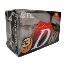 Lot 3 Tdk High Performance Cassette Tapes D 60 High Output Recording Blank Media