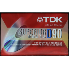 Tdk D90 - Cassette - 1 X 90min - Superior Normal Bias Play It Loud Tdk D90 - Cassette - 1 X 90min - Superior Normal Bias Play It Loud