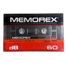 Memorex Db 60 Audio Cassette 60 Minute Normal Bias Type I New Sealed Memorex Db 60 Audio Cassette 60 Minute Normal Bias Type I New Sealed