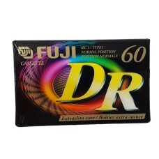 Fuji Audio Cassette Tapes Blank Record Sealed Dr 60min Normal Position Fuji Audio Cassette Tapes Blank Record Sealed Dr 60min Normal Position