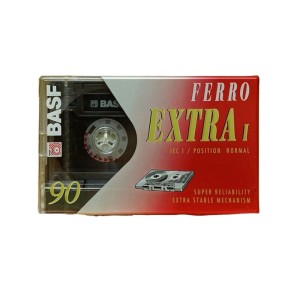 Basf Ferro Extra 90 Minute Blank Cassette Tape New Sealed Super Reliability Basf Ferro Extra 90 Minute Blank Cassette Tape New Sealed Super Reliability