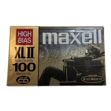 Maxell Xlii 100 Minutes Sealed Audio Blank Cassette Tape Iec Type Ii High Cr O2 Maxell Xlii 100 Minutes Sealed Audio Blank Cassette Tape Iec Type Ii High Cr O2