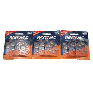 48 Units Rayovac L13za-18zmb Type 13 Hearing Aid Batteries 1.45v Zinc Dec 2020