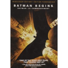 BATMAN BEGINS (DVD- 2005 - WIDESCREEN - CANADIAN COVER EDITION) CHRISTIAN BALE BATMAN BEGINS (DVD- 2005 - WIDESCREEN - CANADIAN COVER EDITION) CHRISTIAN BALE