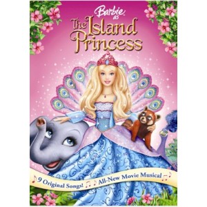 BARBIE ISLAND PRINCESS (DVD, 2007, WIDESCREEN) WITH SLIPCOVER , CANADIAN COVER 