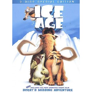 ICE AGE (DVD, 2002, FULLSCREEN) RAY ROMANO, JOHN LEGUIZAMO, ANIMATION COMEDY 