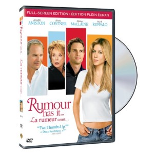 RUMOUR HAS IT (DVD, 2005, FULL SCREEN) JENNIFER ANISTON, KEVIN COSTNER, COMEDY RUMOUR HAS IT (DVD, 2005, FULL SCREEN) JENNIFER ANISTON, KEVIN COSTNER, COMEDY