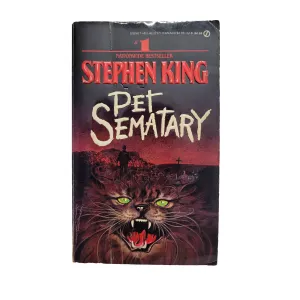 Pet Sematary (Stephen King, 1983, 336 Pages) - A chilling novel about grief, los