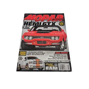 Mopar Action Magazine August 2016 1 RARE 71 ACTION HEMIGTX 1-OF-11 FOUR SPEEDS