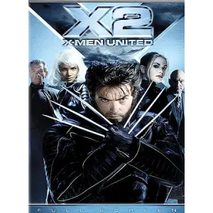 X2: X-Men United (DVD, 2003, Full Screen), Bilingual Edition, Marvel