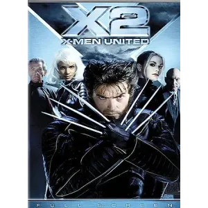 X2: X-Men United (DVD, 2003, Full Screen), Bilingual Edition, Marvel