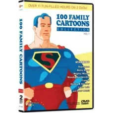 100 Family Cartoons Volume 1 (DVD), Featuring Superman, Fleischer, 1 Disc Set 100 Family Cartoons Volume 1 (DVD), Featuring Superman, Fleischer, 1 Disc Set