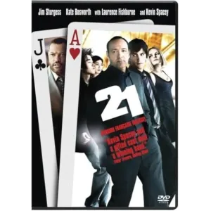 21 (DVD, 2008, Widescreen), Featuring Kevin Spacey, Jim Sturgess, Sony Pictures