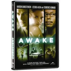 Awake (DVD, 2008, Widescreen), Hayden Christensen, Jessica Alba, Movie
