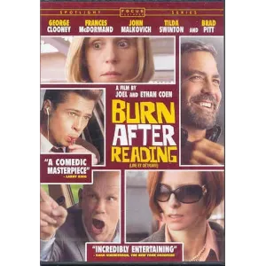 Burn After Reading (DVD, 2008, Widescreen), Comedy Crime Drama, Coen Bros