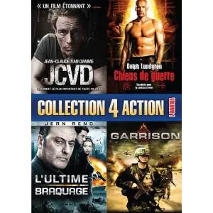 JCVD Garrison: Chiens de Guerre (DVD, 2023, Fullscreen) Action Set, 4 Films
