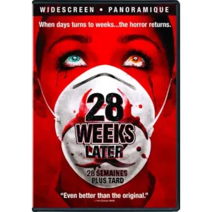 28 Weeks Later (DVD, 2007, Widescreen), Zombie Thriller, Robert Carlyle, 1 Disc