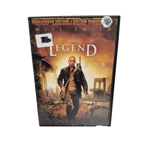 I Am Legend (DVD, 2008, Widescreen), Will Smith, Sci-Fi Thriller, Single Disc