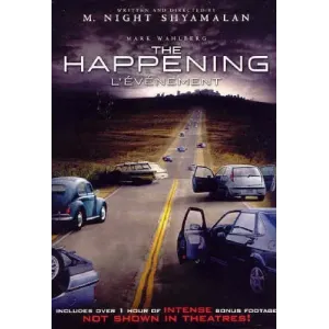 The Happening (DVD, 2008, Widescreen), Mark Wahlberg, M Night Shyamalan