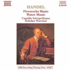 Royal Fireworks & Water Music CD (Handel, Warchal, Capella, 2023, 12 tracks)