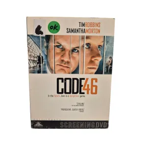 Code 46 ( Screening DVD, 2004, Widescreen), Tim Robbins, Samantha Morton, Sci-Fi