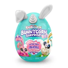 ZURU Rainbocorns Bunnycorn Surprise Toy with 4 Surprises 2023, Green Silver