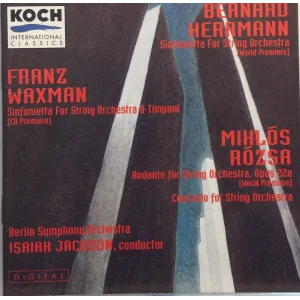 Herrmann, Rozsa, Waxman (Isaiah Jackson, Koch, 1992), Music for Strings