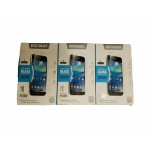 3-Pack Bodyguardz PURE Glass Protector for Galaxy J3 2016 & Express Prime