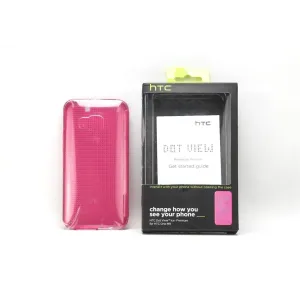 Brand New HTC Dot View Ice Premium Case Cover For HTC One M9 Brand New - Pink
