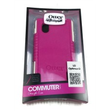 OtterBox Cell Phone Case For LG Optimus G - Pink/White OtterBox Cell Phone Case For LG Optimus G - Pink/White