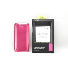 Brand New HTC Dot View Ice Premium Case Cover For HTC One M9 Brand New - Pink