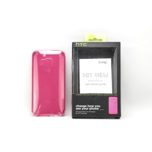 Brand New HTC Dot View Ice Premium Case Cover For HTC One M9 Brand New - Pink
