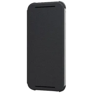 HTC Flip Case For HTC One (M8) - Warm Black