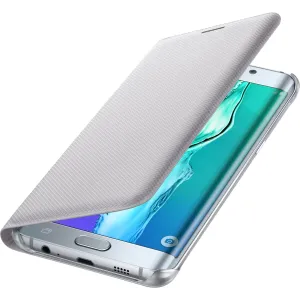 Samsung Wallet Flip Cover With Card Pocket For Samsung Galaxy S6 Edge+ Plus