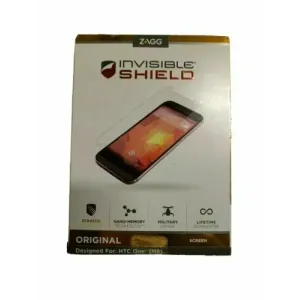 Zagg Scratch Resistant Screen Protector Military Grade For Htc One (m8) - Clear