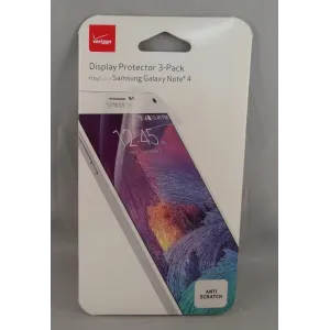 Verizon 6-Pack Tempered Glass Screen Protector for Samsung Galaxy Note 4