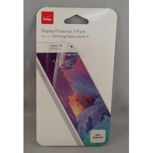Verizon 6-Pack Tempered Glass Screen Protector for Samsung Galaxy Note 4