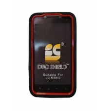 Beyond Cell Duo Shield Phone Case Suitable For LG MS840 - Red/Black Beyond Cell Duo Shield Phone Case Suitable For LG MS840 - Red/Black