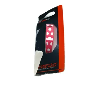 Blackweb Bwb16wa031 Fitibit Flex Replacement Band Steel Buckle Pink White Dots